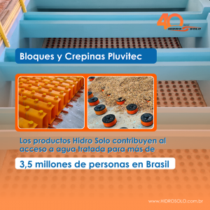  Los productos Hidro Solo contribuyen al acceso a agua tratada para más de 3,5 millones de personas en Brasil