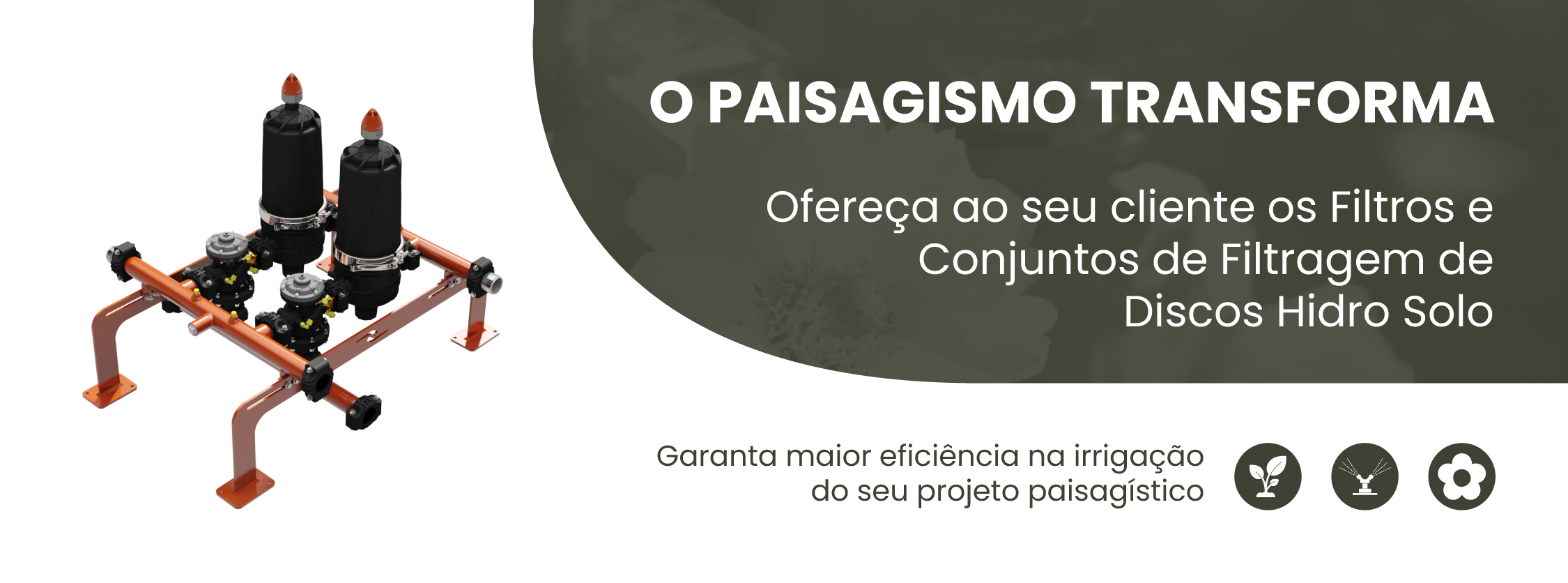 Filtros de Disco para Projetos Paisagísticos