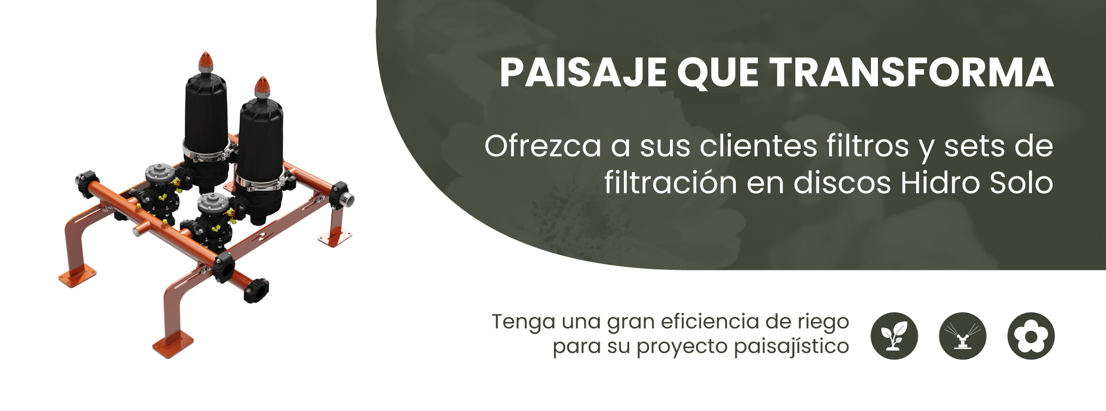 Filtros de Disco para Projetos Paisagísticos